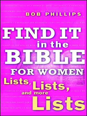 cover image of Find It in the Bible for Women